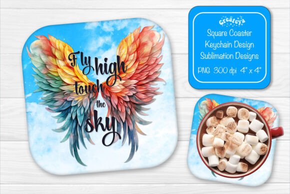 Angel Wings Graphic for Local Branding