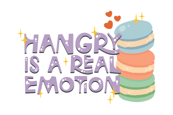 Hangry Vibes Graphics for Crafts and Branding