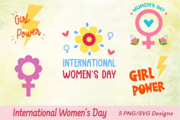 International Women’s Day Graphics for Crafts