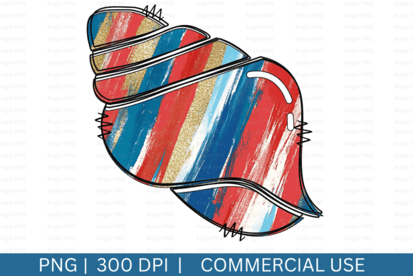 Nautical Seashell Clipart Graphics for Crafts