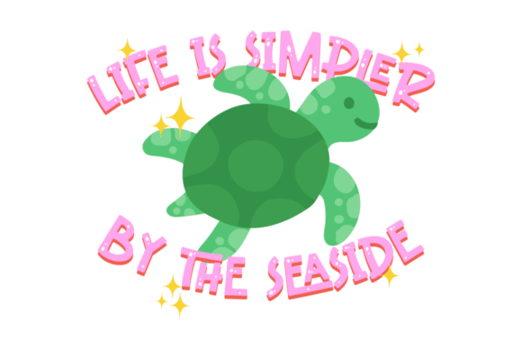 Seaside Simplicity Graphics for Crafts